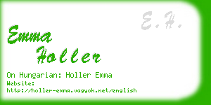 emma holler business card
